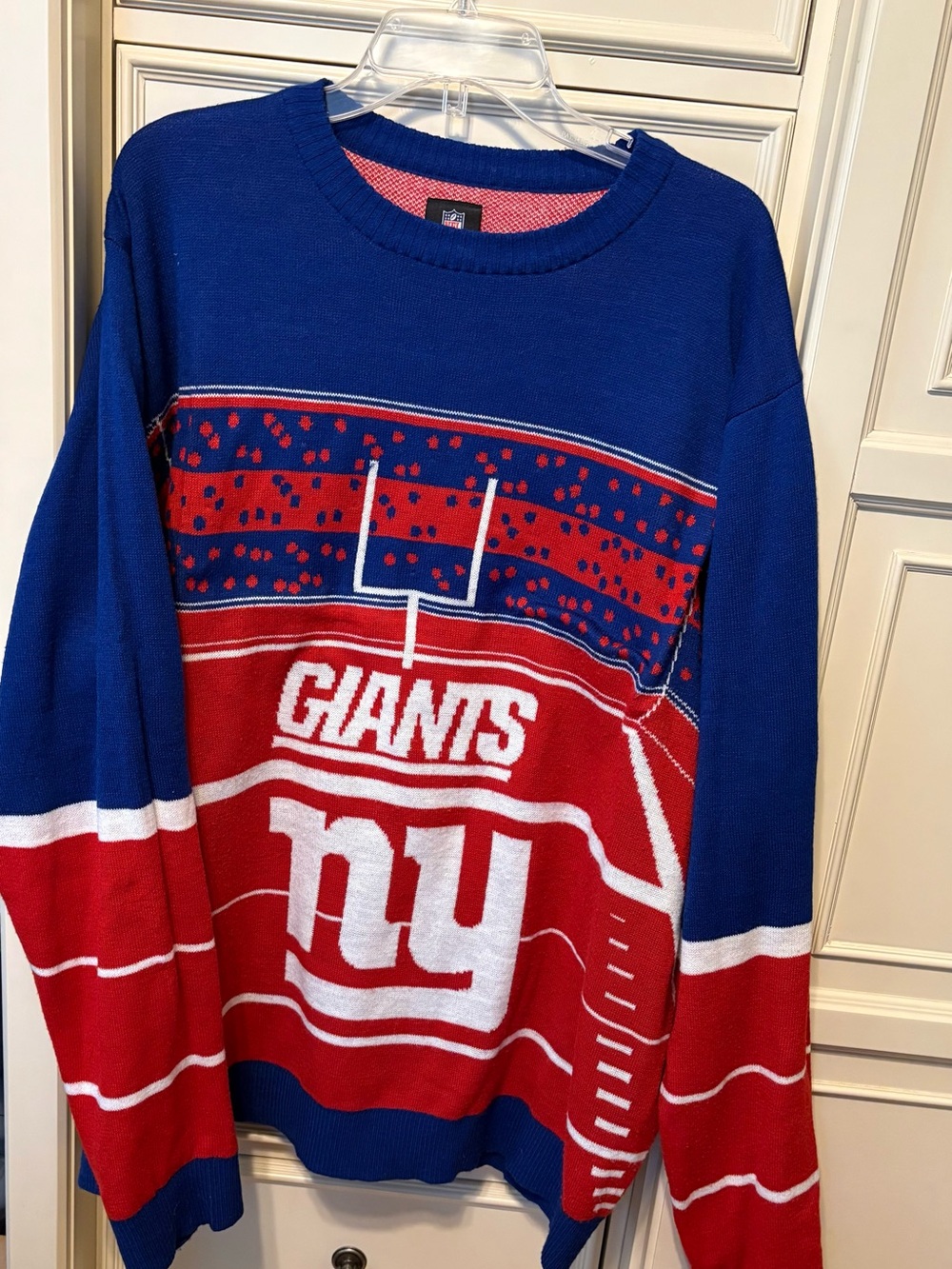 NFL Red and Blue Team Apparel Sweater
